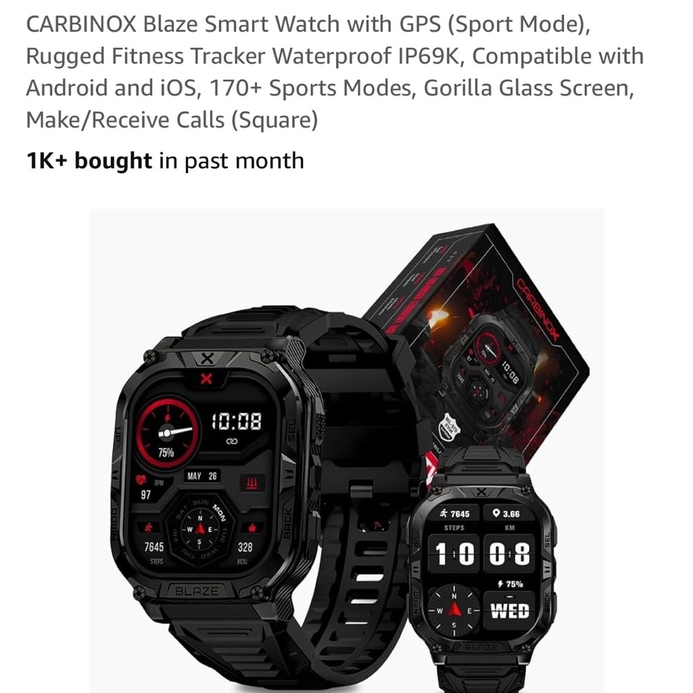 Blaze Smartwatch - Black